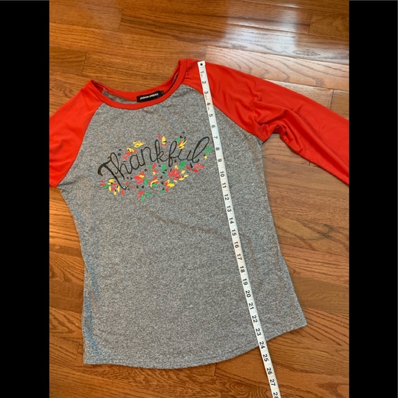 Jashin Dream “ Thankful “ Long Sleeve Top Fall Autumn Thanksgiving. Sz L EUC! - Picture 6 of 8